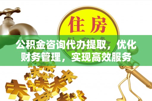 麻豆公积金咨询代办提取，优化财务管理，实现高效服务