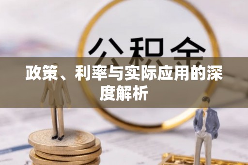 麻豆政策、利率与实际应用的深度解析