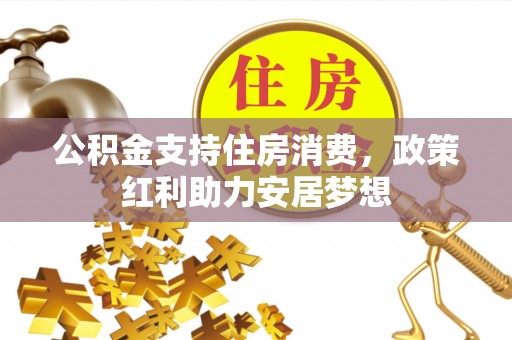 麻豆公积金支持住房消费，政策红利助力安居梦想