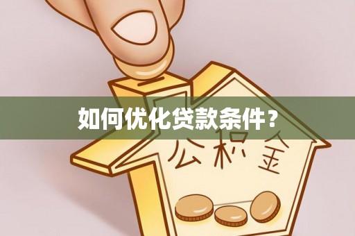 麻豆如何优化贷款条件？