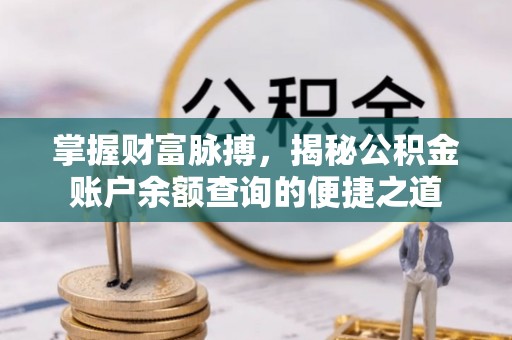 麻豆掌握财富脉搏，揭秘公积金账户余额查询的便捷之道