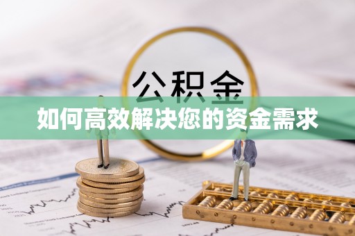 麻豆如何高效解决您的资金需求